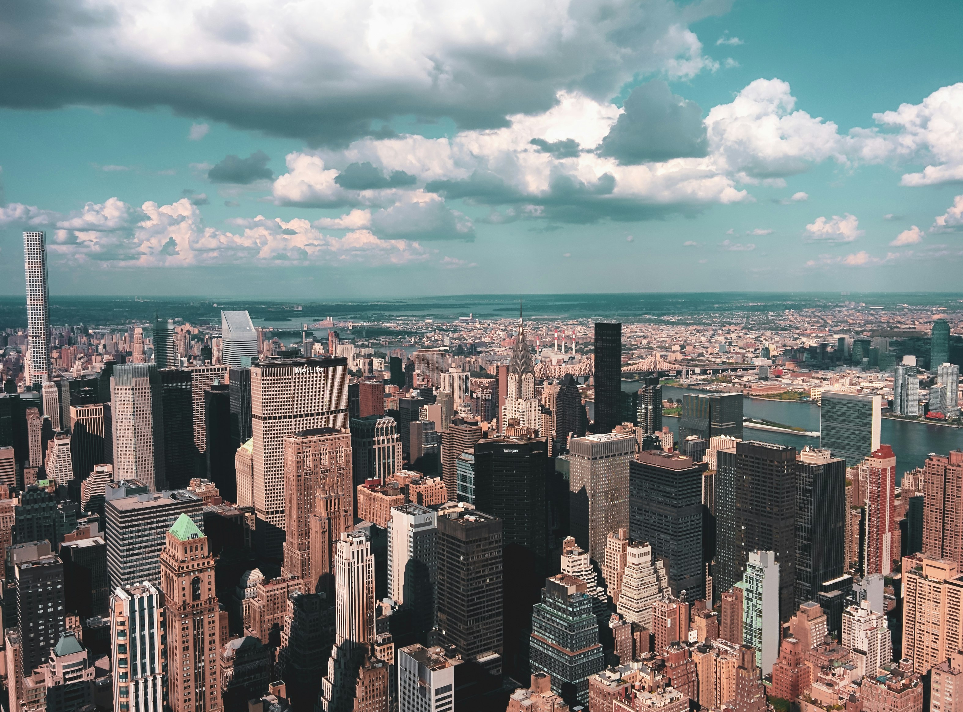 aerial view of city buildings during daytime